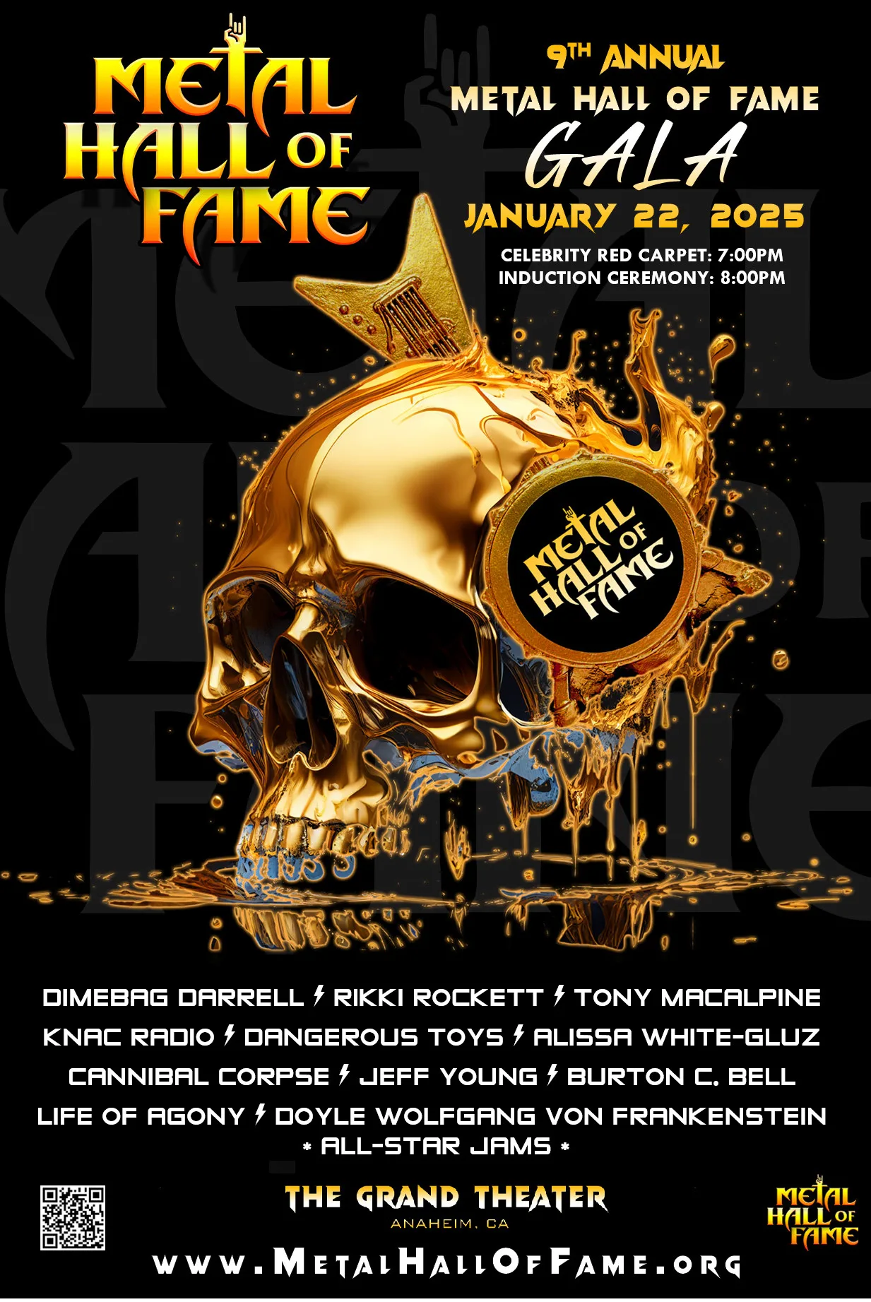 Metal Hall of Fame Gala 2025: Telethon for Wildfire Relief