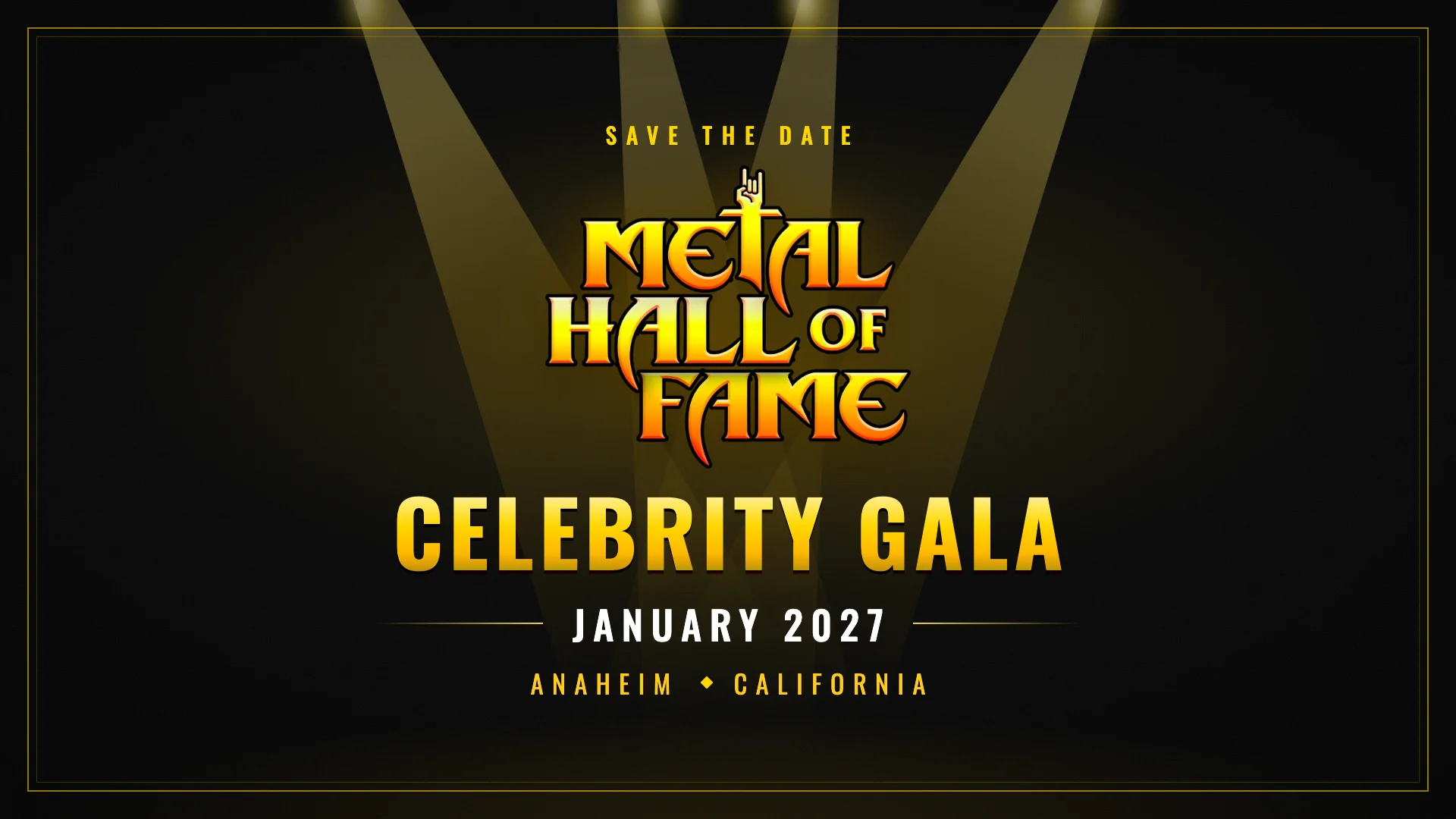 The Metal Hall of Fame Celebrity Gala Is Coming To Anaheim, January 2027